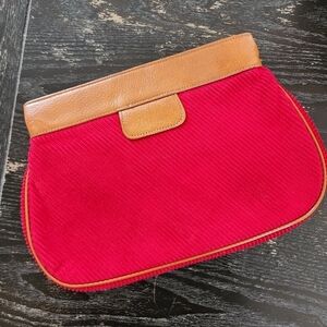 Diane Von  Furstenberg Vintage Corduroy Clutch